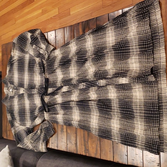 Joie ardine flannel shirt dress - Picture 4 of 9